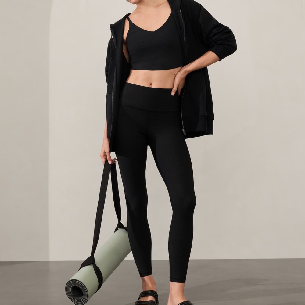 Athleta Elation Rib Tight Leggings